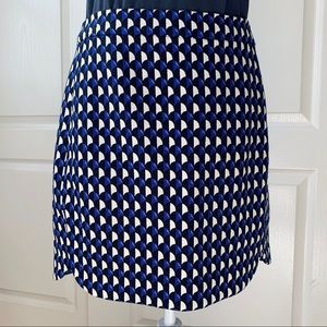 J. Crew Geometric Patterned Skirt
